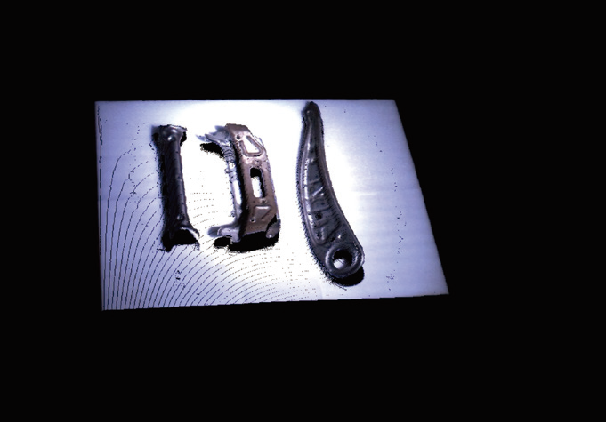 高亮反光的工件